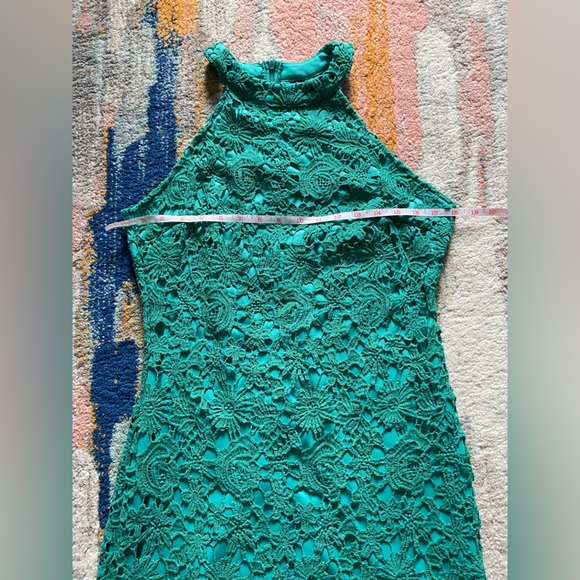 NWOT Elegant Lace Halter Tank Sleeveless Slim Fit dress - Picture 8 of 11